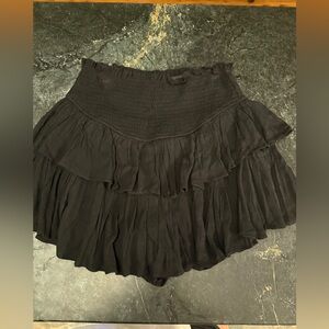 Palmetto Moon Black Ruffle Skirt